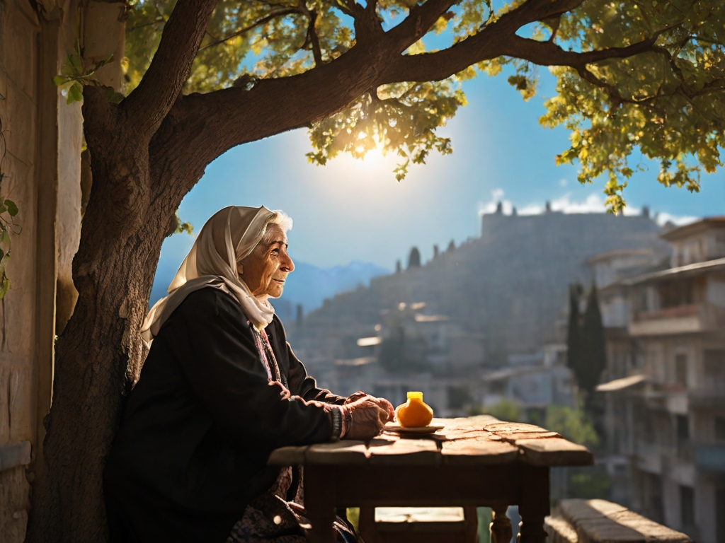 ANTİOKHEİALI YAŞLI KADIN Resim